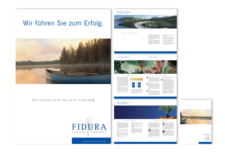 FIDURA Capital Consult, Gestaltung, 8-seitig, DIN A4