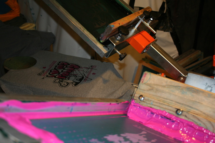 Siebdruck / Textildruck Prozess