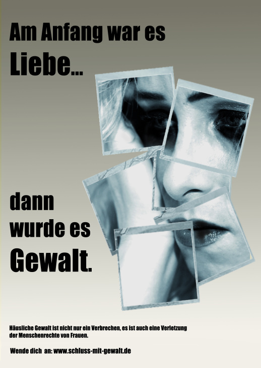 Thema: Plakatserie „Gegen Gewalt“