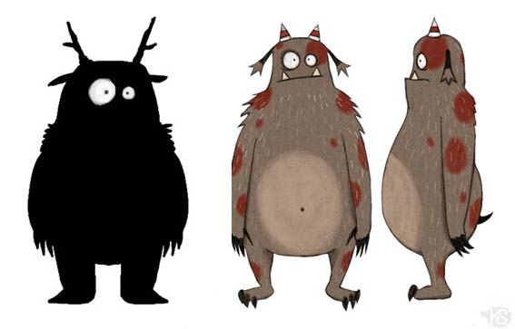 Monster-Charakter Entwurf