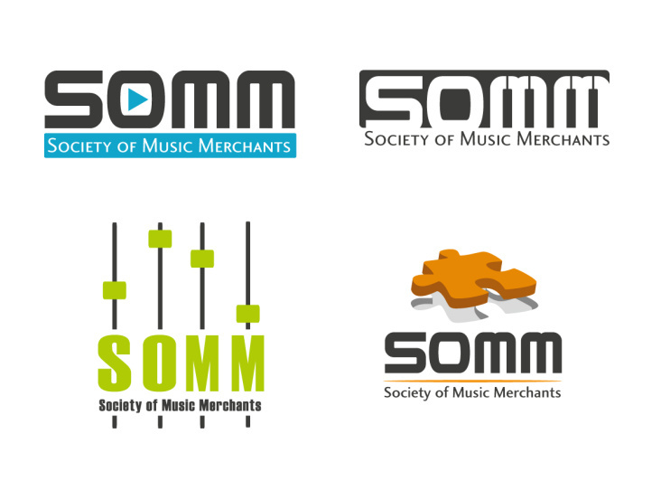 Logoentwürfe; SOMM Society of Music Merchants