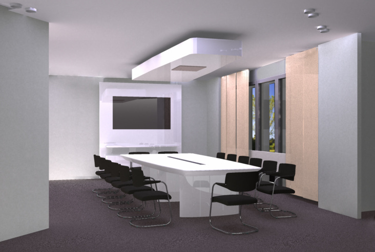 Gestaltung eines Konferenzraum