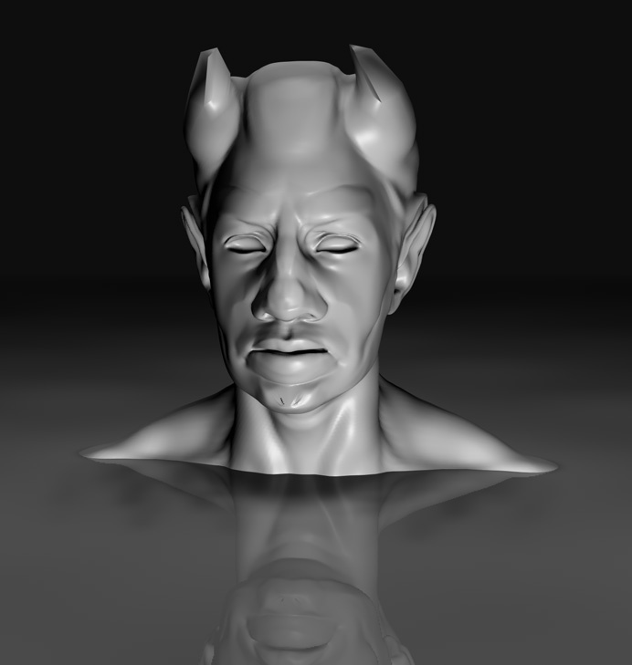 3D Charakter Head