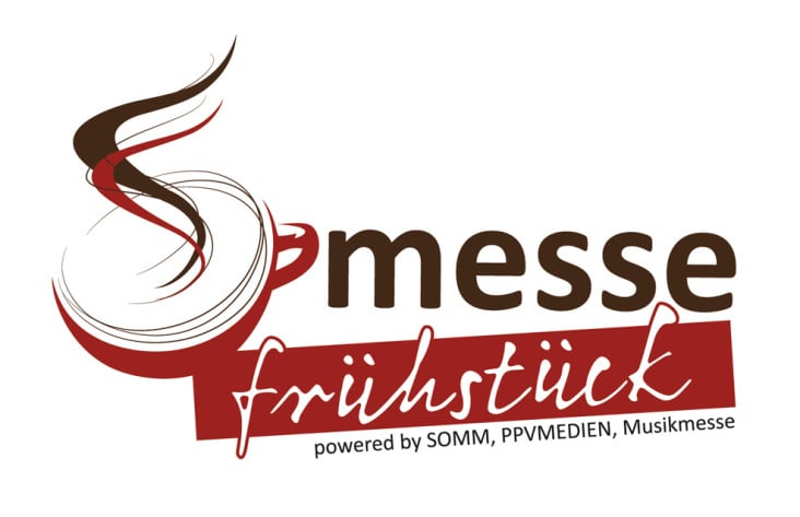 finales Logo „messefrühstück“; SOMM Society of Music Merchants