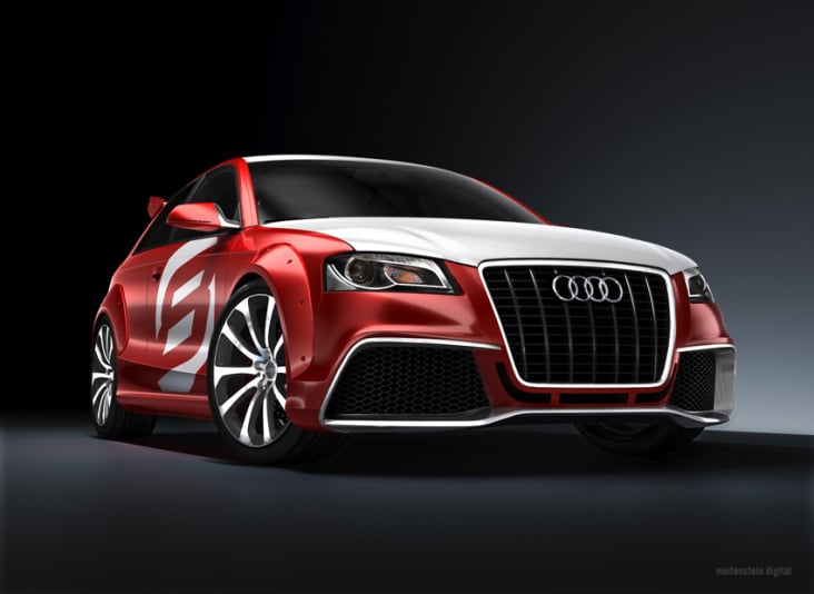 Visualisierung Audi Spezial für Wörtherseetreffen 2008