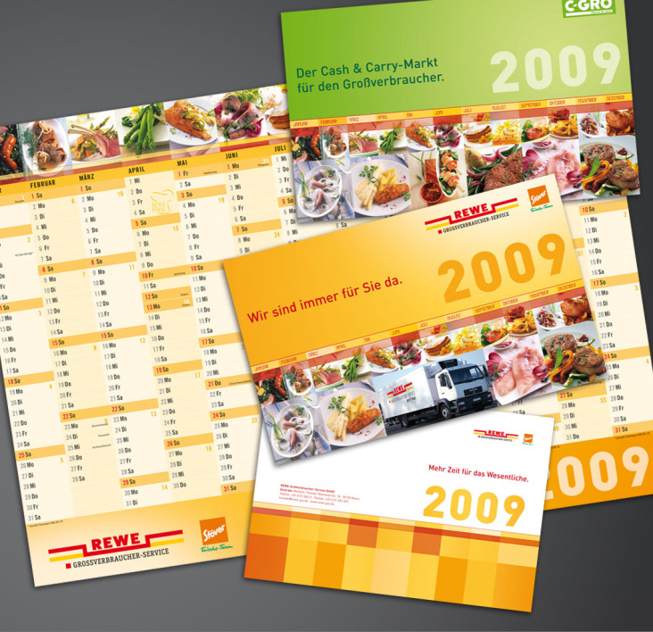 REWE Kalender 2009, für 1,78 Oehlprinz