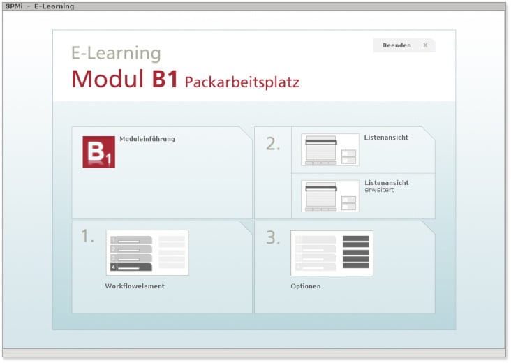 e-Learning Appl. für medizinische Software – Art Direction 2007