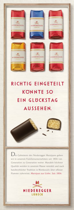 Niederegger Produktkampagne