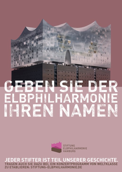 Stiftung Elbphilharmonie Spendenkampagne