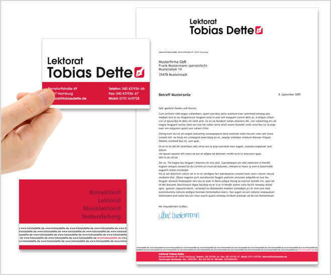 Lektorat Tobias Dette – Corporate Design