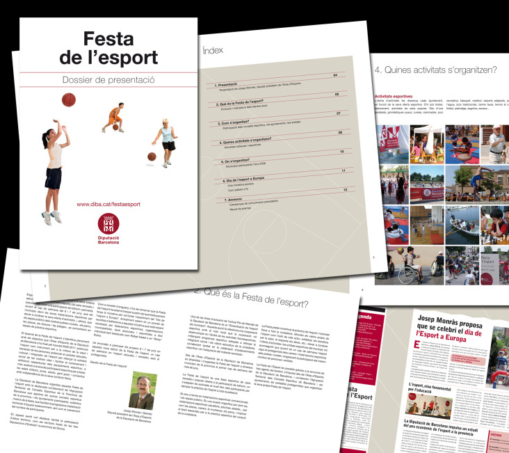 Diputació Barcelona Folder / folleto