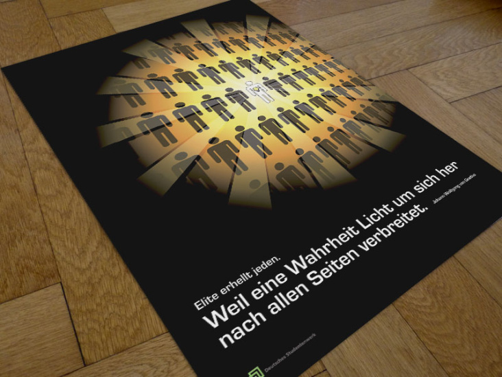 Wettbewerb Eliteuniversitäten – Plakat