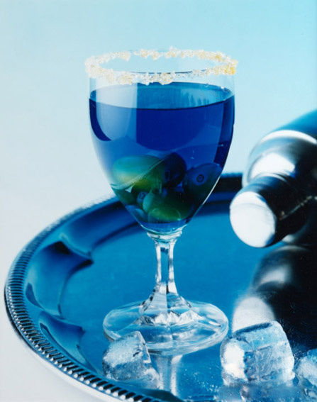 Cocktail macht blau