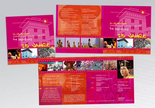 Folder 25 Jahre Buddhistisches Zentrum Hamburg St. Pauli