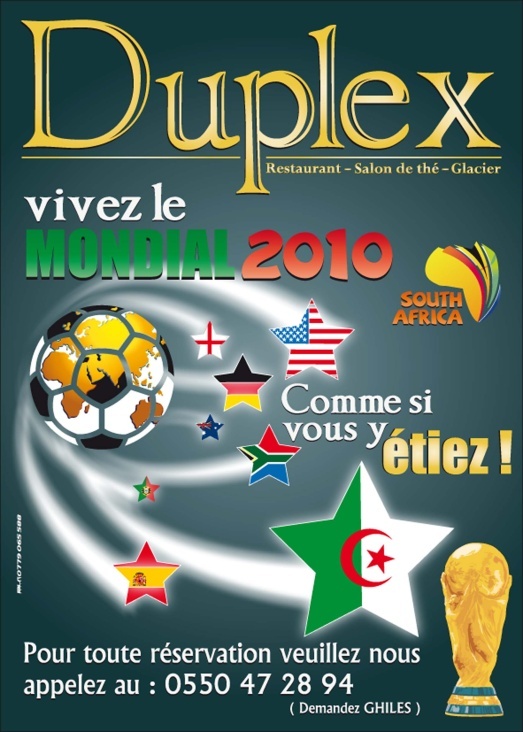 FLYER FOR THE WORLD CUP 2010