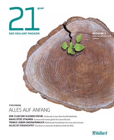 Vaillant Magazin „21 grad“ – Titelstory