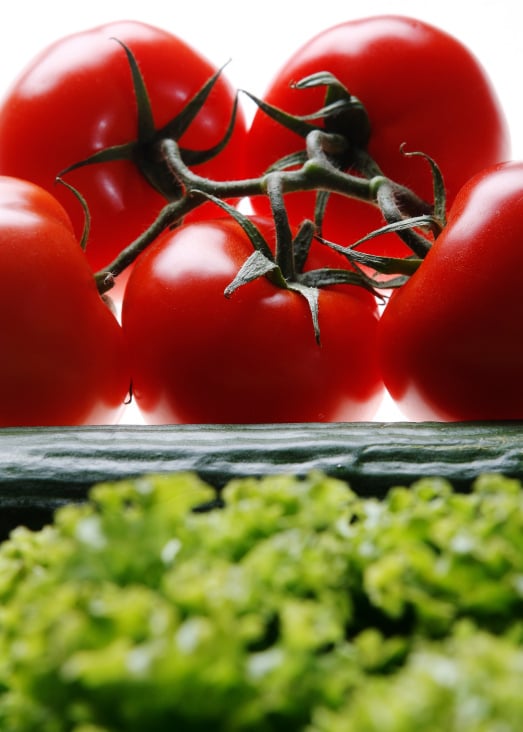 tomaten gurke salat