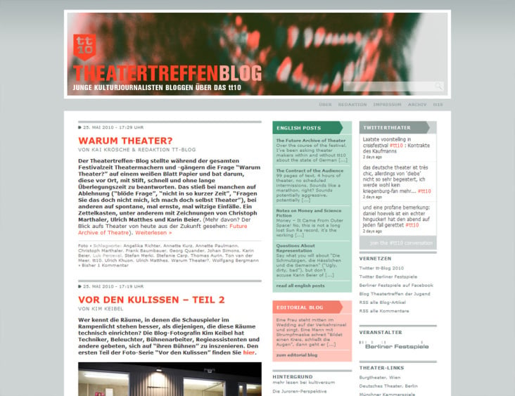 Theatertreffen 2010 – Blog