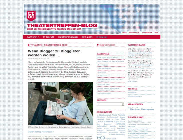 Theatertreffen 2009 – Blog