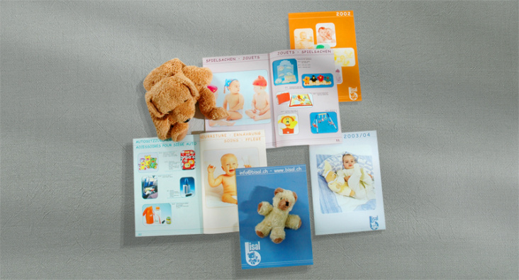 bisal – Katalog für Kinderausstattung für den Verlag AVD Goldach (Schweiz)
