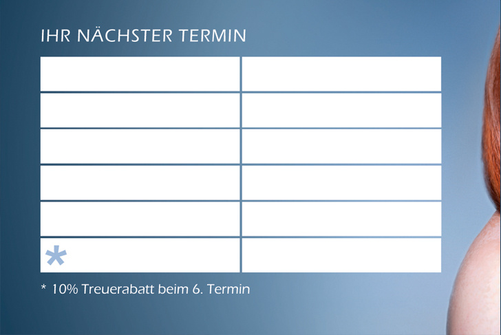 Visitenkarte hinten geschlossen