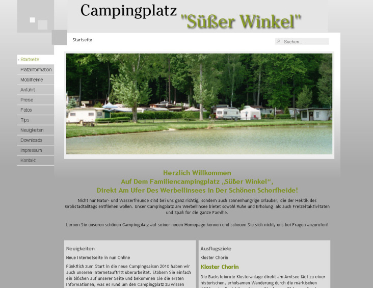 Campingplatz „Süßer Winkel“