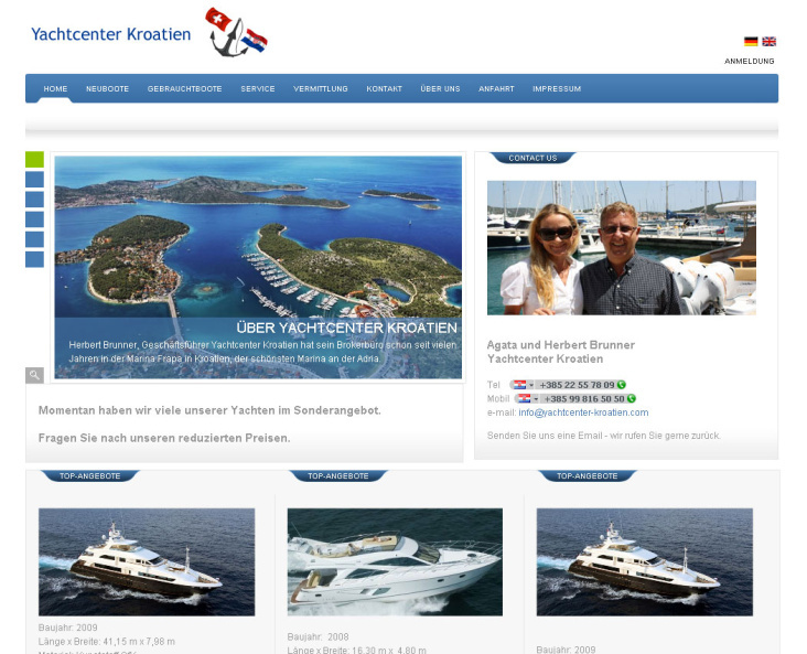 Yachtcenter Kroatien