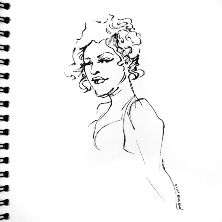 Tuschepinsel @ Dr.Sketchy`s AntiArtSchool Berlin