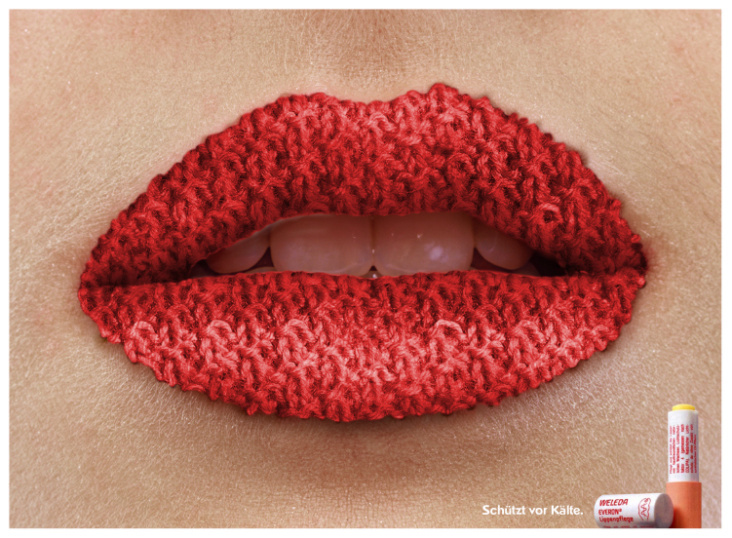 Weleda – Jung von Matt – Kampagne für einen Lippenpflegestift2