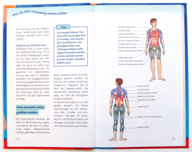 Illustration für das Buch „Stretch & Relax“, Sportverlag Berlin