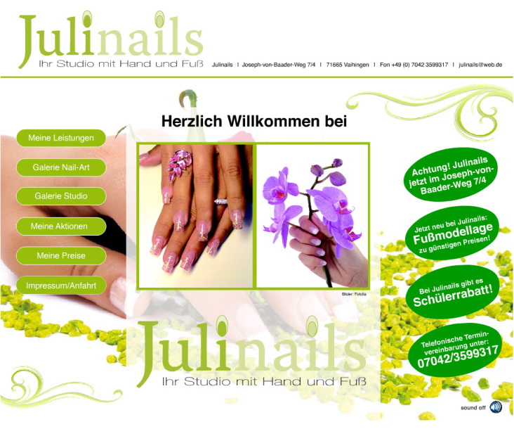 Homepage Julinails