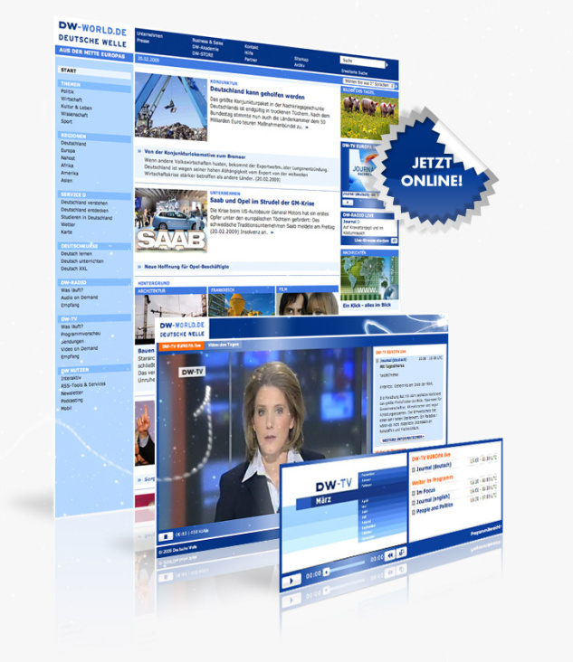 Webdesign / Deutsche Welle