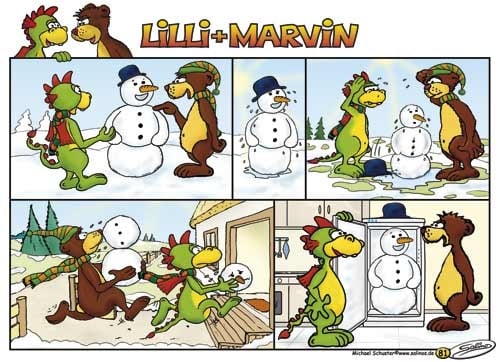 Lilli und Marvin: Schneemann