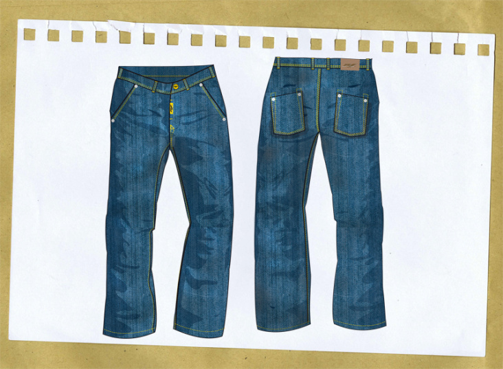 denim pant for yamaha