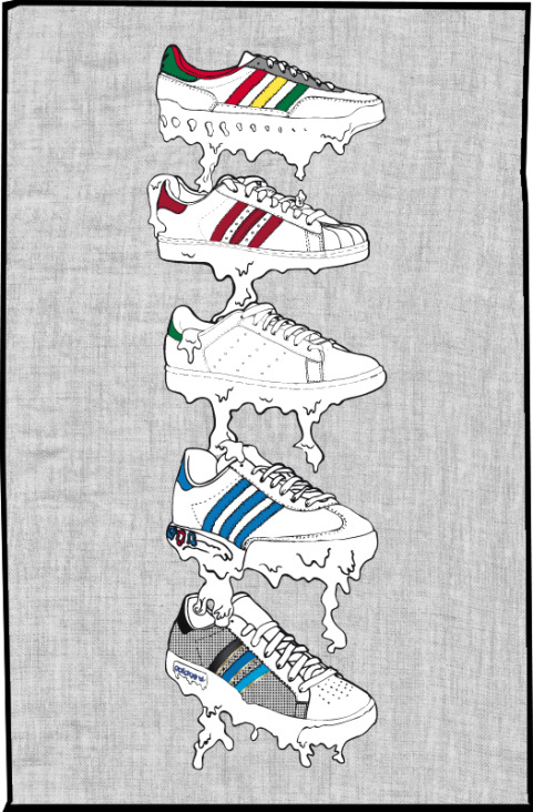 melting shoes adidas originals