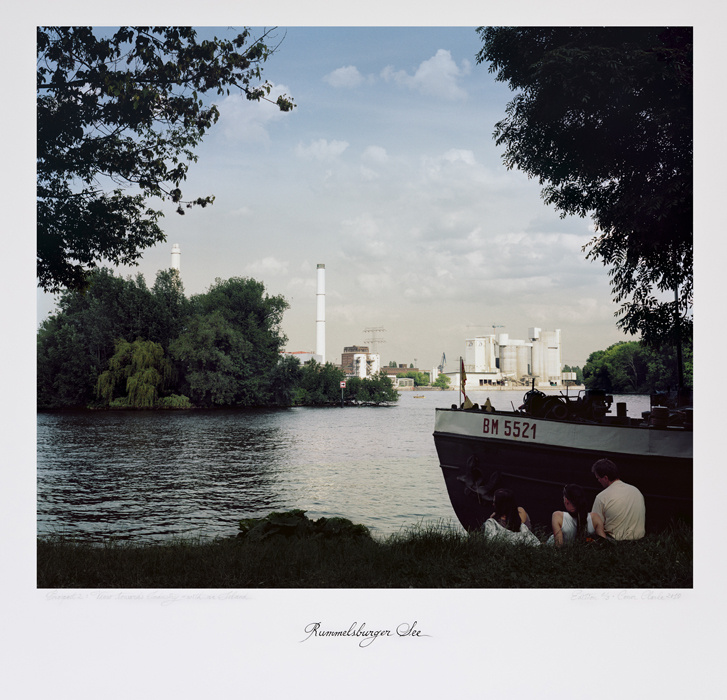Prospect 2: View towards Industry with an Island; from the series Viewing Stations around Rummelsburger See, 2010