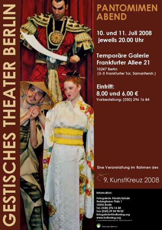 Plakat – Gestisches Theater Berlin