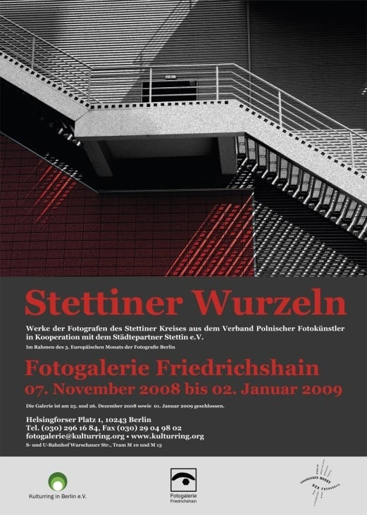 Plakat – STETTINER WURZELN, Europäischer Monat der Fotografie 2008