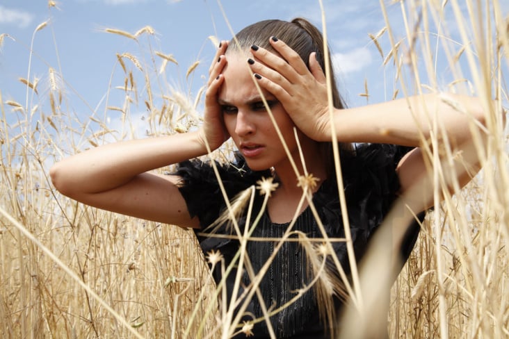 The bale of straw