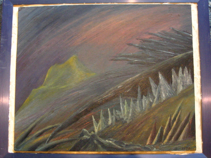 2003 Zackenlandschaft Öl