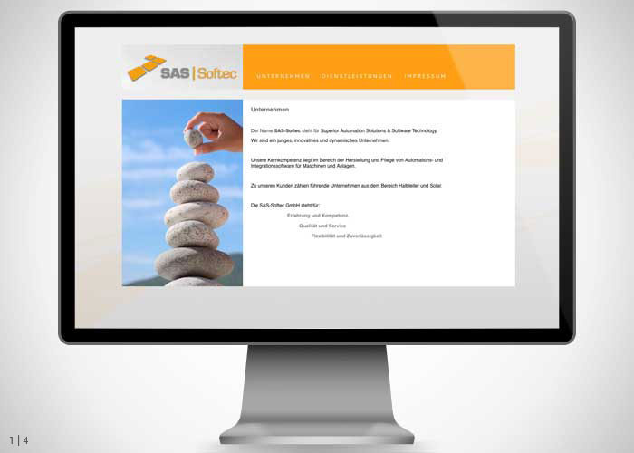 Webdesign – SAS Softec GmbH