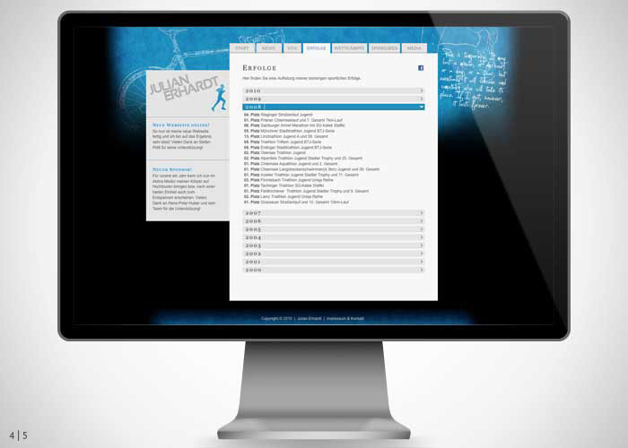 Webdesign – Julian Erhardt