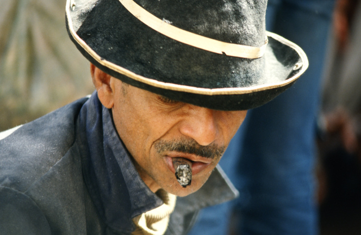 brasilian man with cigar