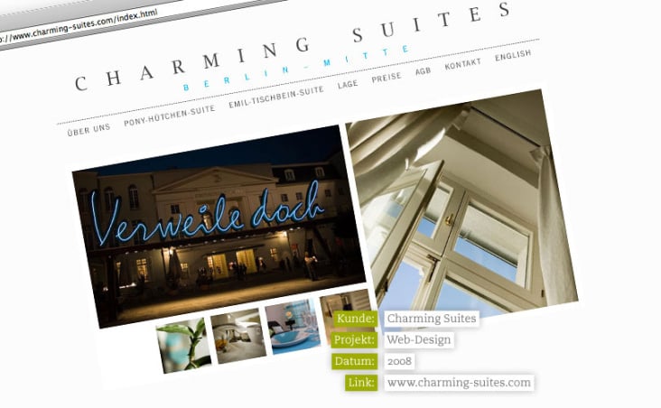 Charming Suites – www.charming-suites.com