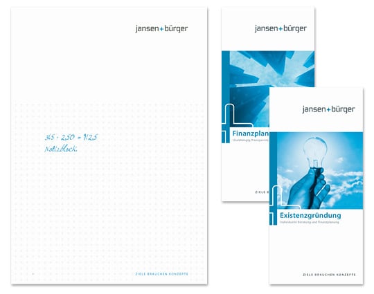 jansen + bürger, Corporate Design