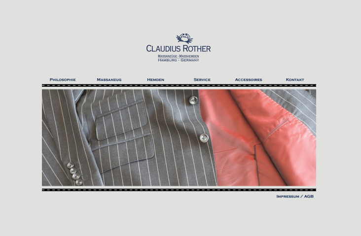 Claudius Rother: Webseitenentwickung, Logo Gestaltung und Flyer
