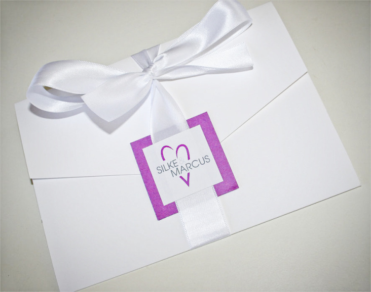 Pocket Fold Einladung „Heart“