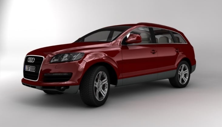 Visualisierung Audi Q7 (Cinema 4D)