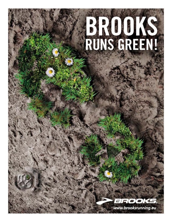 Brooks runs green Anzeige