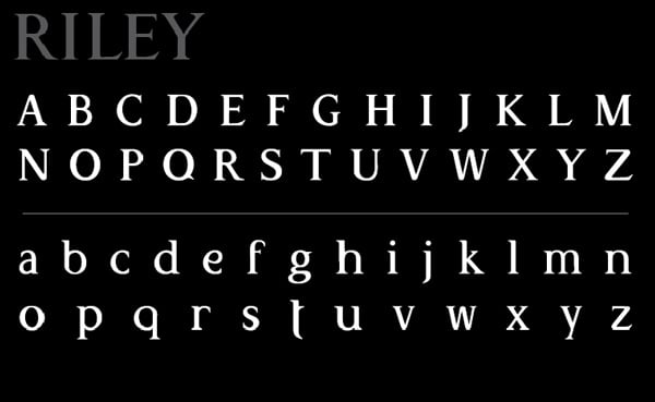 Riley Typeface